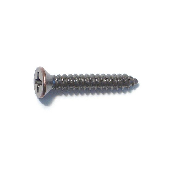 Midwest Fastener Wood Screw, #7, 1 in, Venetian Bronze Steel Flat Head Phillips Drive, 35 PK 79286 - main